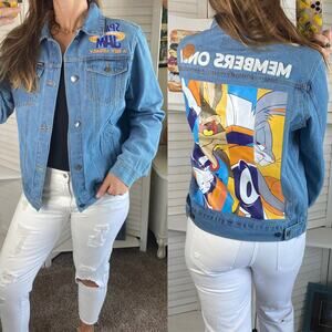 Looney Tunes x Members Only Space Jam Jean Jacket